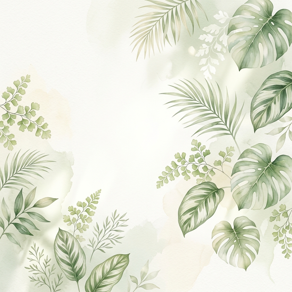 Botanical plants and garden flowers